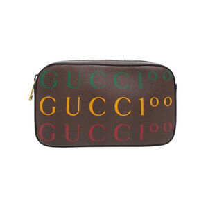 Gucci Guccissima Leather Web Belt Bag Black